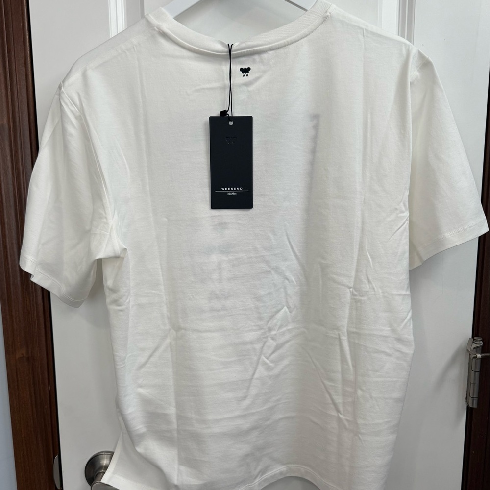 Max Mara Embroidered Tee - Size Large - Picture 4 of 8